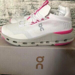 On Running Women's Sneakers in White and Pink